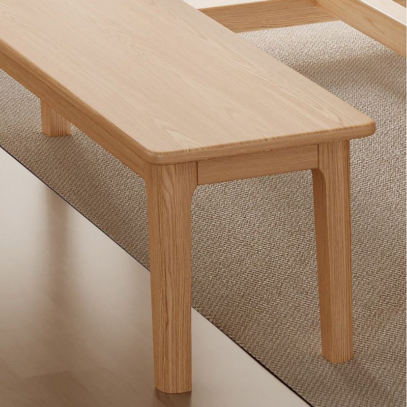Ash Solid Wood Dining Bench Kitchen Restaurant Bench Rustic Table Seating