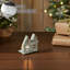 Porte-bougie en métal Festive Finds