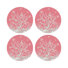 Coral Branch Pink Tabletop Set