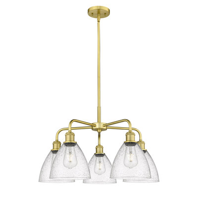 Amenda 5 - Light Steel Dimmable Chandelier