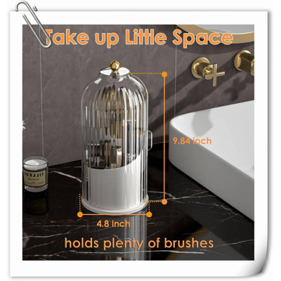 Aveyah Plastic Makeup Organizer