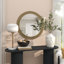 Metal Room Wall Mirror with Beaded Detailing-72058591