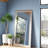Ellery Wood Flat Wall Mirror-1617043404