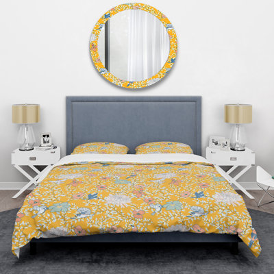 Wildflowers Seamless Standard Floral Duvet Cover