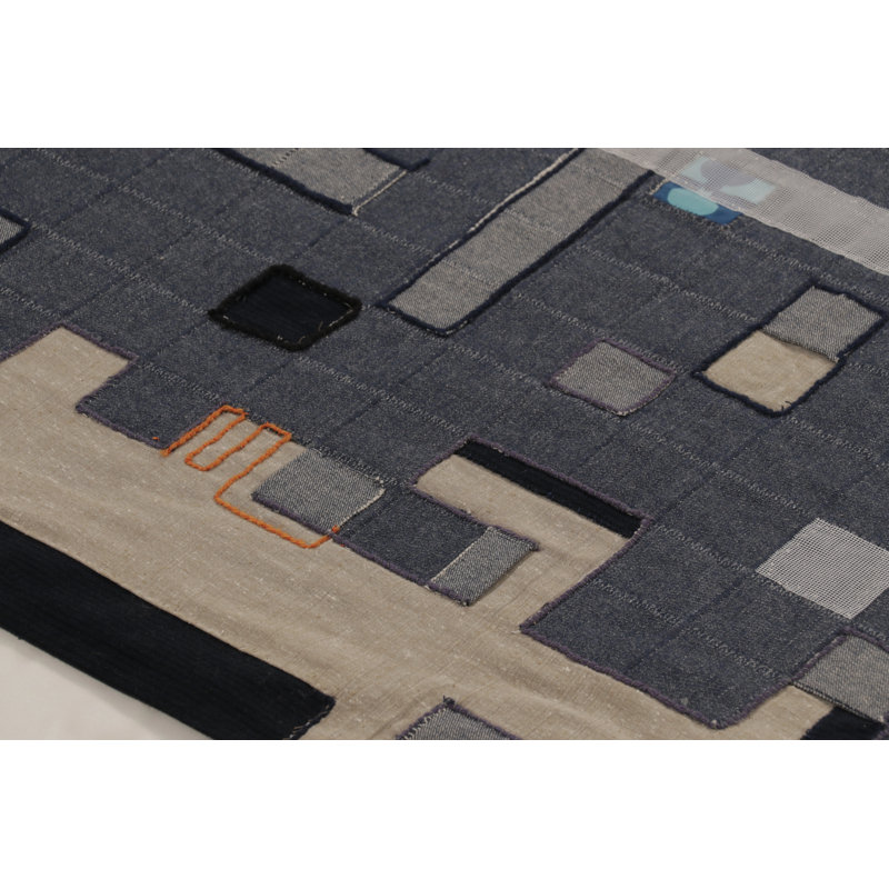 Cotton and Silk Area Rug