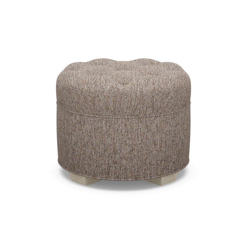 Round Ottoman, 9637-77, Sandstone