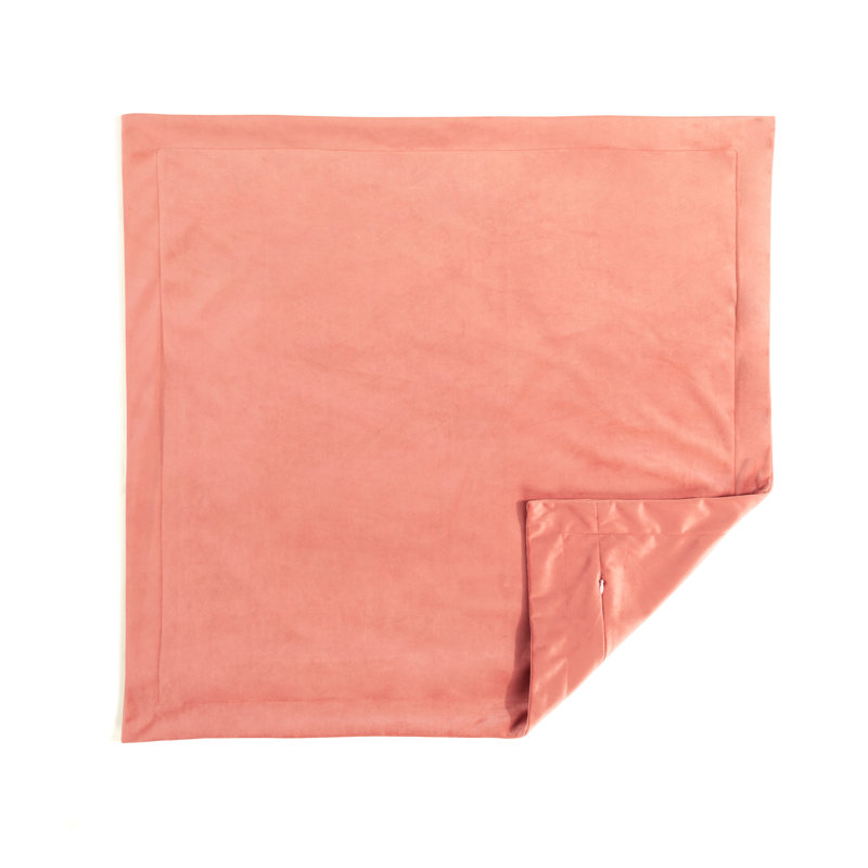Ensemble de 2 taies décoratives en velours Dreams Euro, Rose