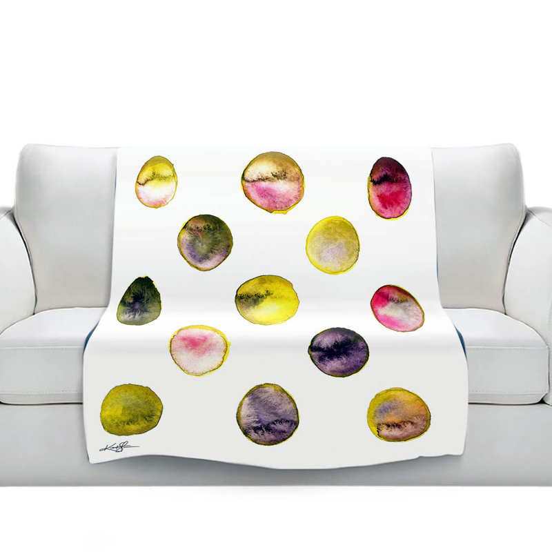 Couverture sherpa doux circle joy 5, l 68 po x L 80 po
