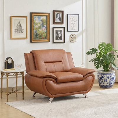 Canapé en similicuir 46 po