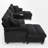 U-Shaped Upholstered Sectional Sofa With Storage And USB Ports-1380091044