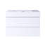 36 po W Meuble-lavabo mural simple avec lavabo blanc-106951684