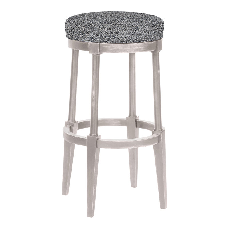 Lydia Stool, No, Kempsey Sheepskin, Dove Gray