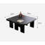 Table basse gigogne en bois de salon avec extension de 70,86 po, ajustement de forme flexible, grand espace de rangement, sapin extensible, épissure, rangement, look élégant