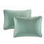 Couvre-lit réversible 3 pièces très grand / très grand avec rembourrage, motif chic en médaillon, lavable à la machine, 2 taies décoratives assorties incluses, magnifique matelassage, lavage, inclus,-126012468-126012463