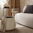 Cyra 12" Wide Round Storage Ottoman