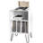 Audio Rack with 2 Open Shelves-333680840