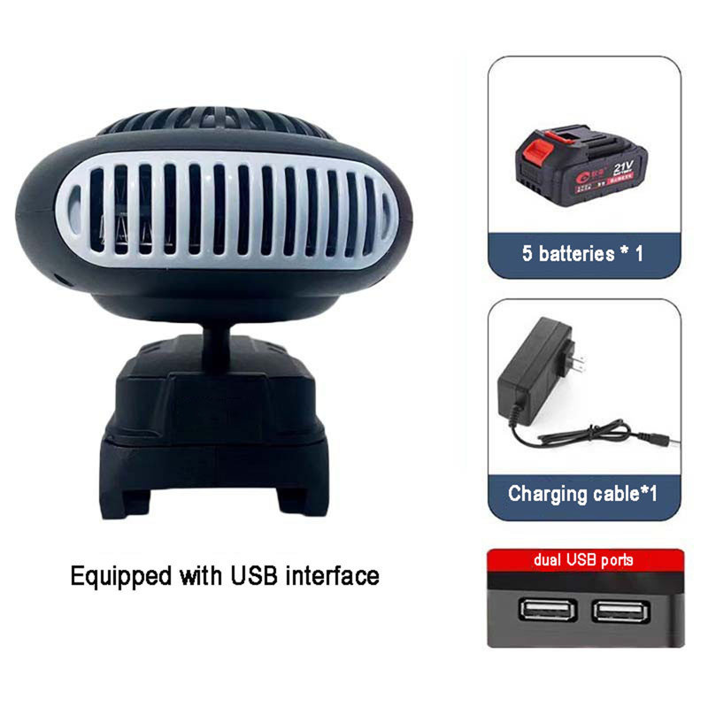 Lithium Battery With  USB Ports+5 Batteries+charging Cable
