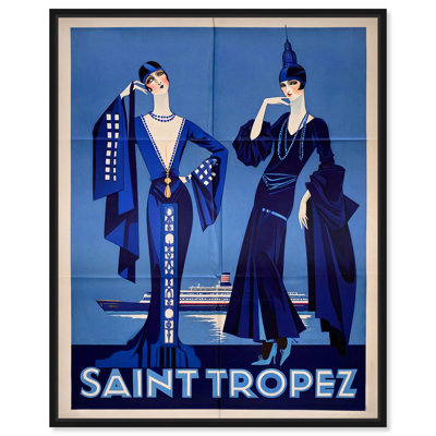 Impression rétro sur toile rétro par Vogue