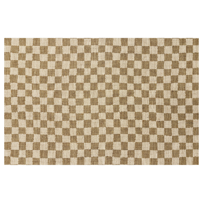 Tapis de cuisine Un-Rug Micro Check, Rectangle 2 pi x 3 pi