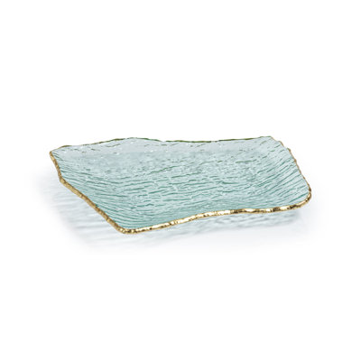 Zodax Cassiel Glass Platter