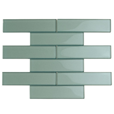 2X8 Subway Glass Mosaic Tile
