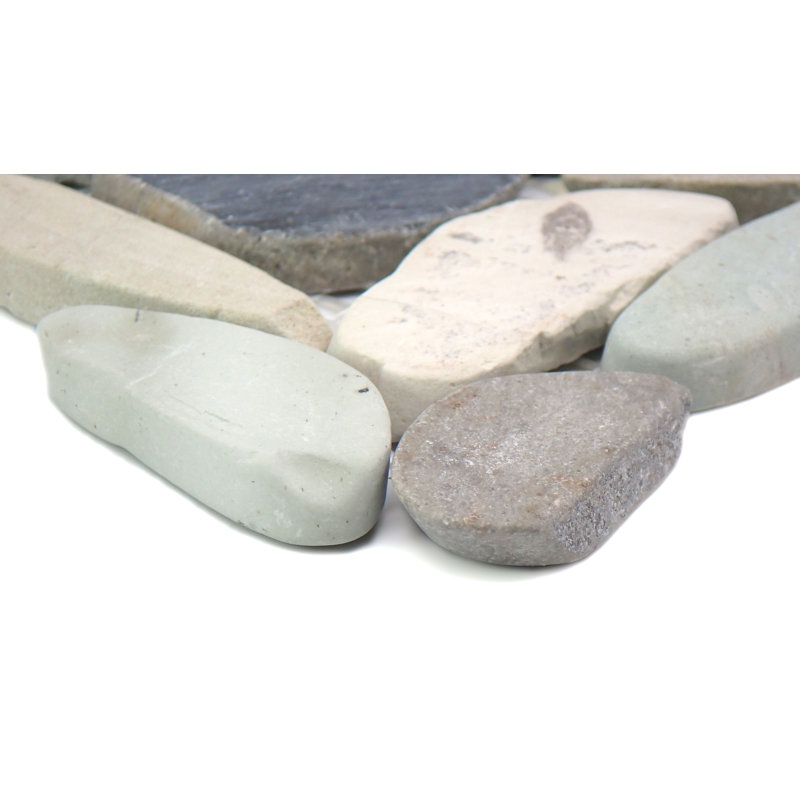 Venetian Pebbles Flt Pastel 12 in. x 12 in. Satin Pebbles Floor and Wall Tile (11.0 sq. ft./Case)