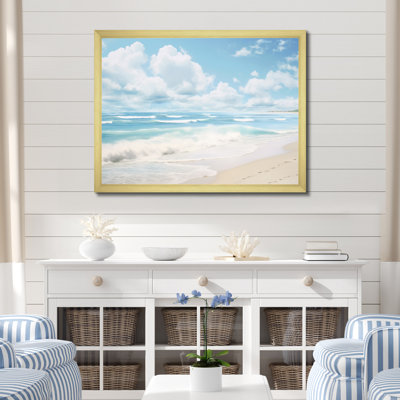 Paysage de plage minimaliste III - reproduction sur toile