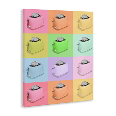 Toile de collage Disco Toaster Oven, design par Lish Creative
