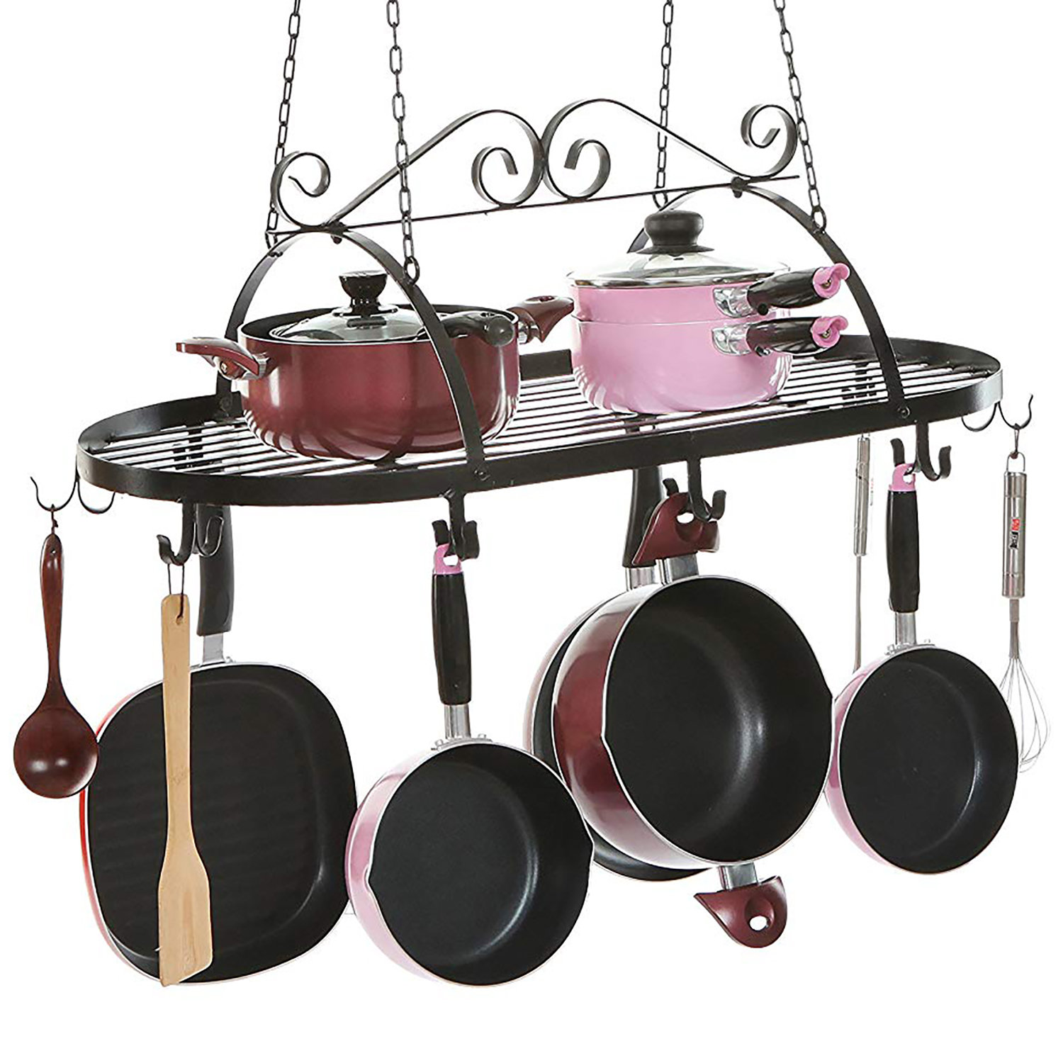 https://assets.wfcdn.com/im/50843503/compr-r85/1991/199122188/metal-oval-hanging-pot-rack.jpg