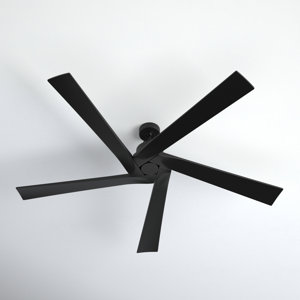 Adalai 70" 5 - Blade Standard Ceiling Fan with Remote Control