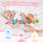 Jouet pour bébé, ver à bourre sensorielle multi-textures avec son intégré, jouet pour tout-petit pour les garçons de 0 à 12 mois, InfantPlushToy