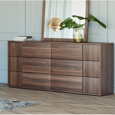 Commode 6 tiroirs l 66 po Amanda
