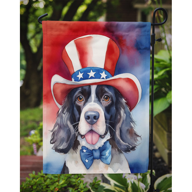 Drapeau patriotique du jardin américain, Épagneul Springer anglais