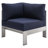 Shore Sunbrella Outdoor Patio Aluminum 6 Piece Sectional Sofa Set-1680615179
