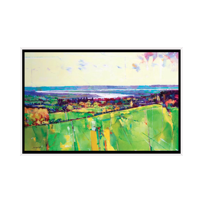 Sabrina I by Doug Eaton - Painting on Canvas, 66.04 cm H x 45.72 cm W, White Framed