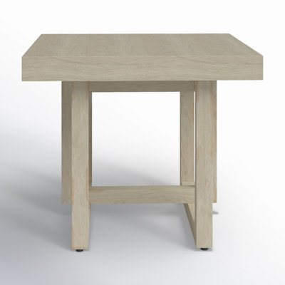 Basile Solid Wood Top End Table