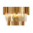 Medau Modern 1 Light Crystal Wall Sconce