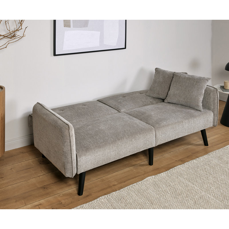Canapé convertible Chillax Dot 75,2 "Boucle, Gris