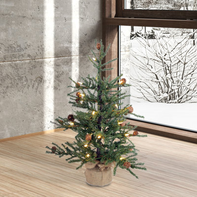 Julieta Carmel Pine Artificial Christmas Tabletop Tree