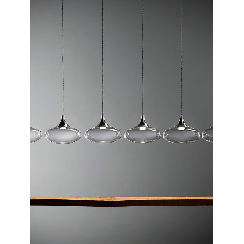 Lodes Nostalgia Suspension Lamp Black Cable Line-V, Clear/Black