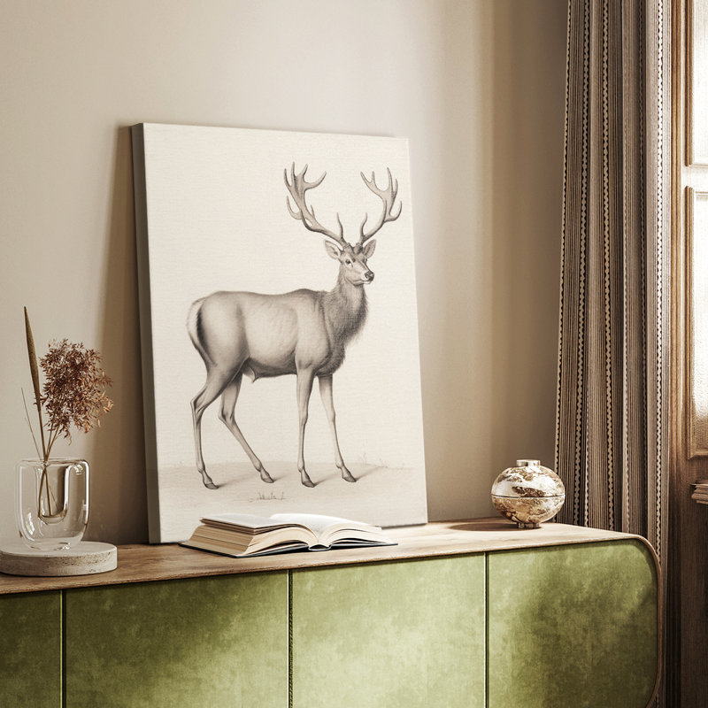Imprimé animalier rétro III - galerie Cavas, H 18 po x l 12 po