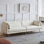 Canapé modulaire blanc en similicuir-1525461288