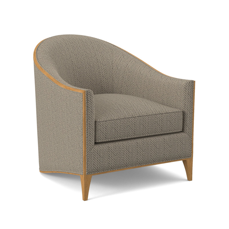 Atelier Barrel Chair, Amber, Libby Linen