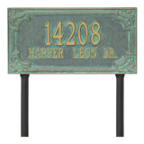 Signature Series 2-Line Lawn Address Sign