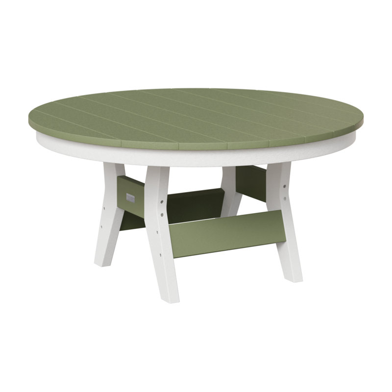 Table de conversation ronde 38 po Berlin Gardens Harbor, Sauge/blanc