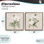 Ensemble de cadres flottants 2 pièces White On Tan Botanicals, design par Lucille Price-1661872770-1661872781