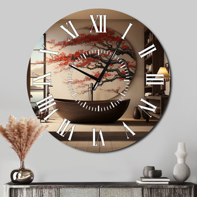 Horloge murale pour salle de bain