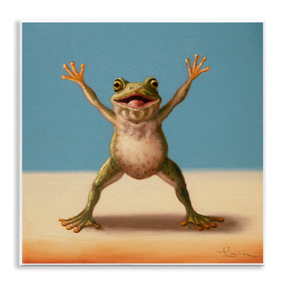 Plaque murale de motif de grenouille, par Lucia Heffernan
