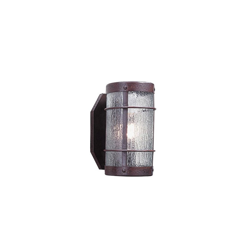 Valencia White Opalescent Flush Mounted Sconce