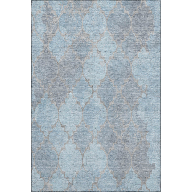 Tapis damassé de qualité supérieure Mayfield AMF1784, Rectangle 9 pi x 12 pi